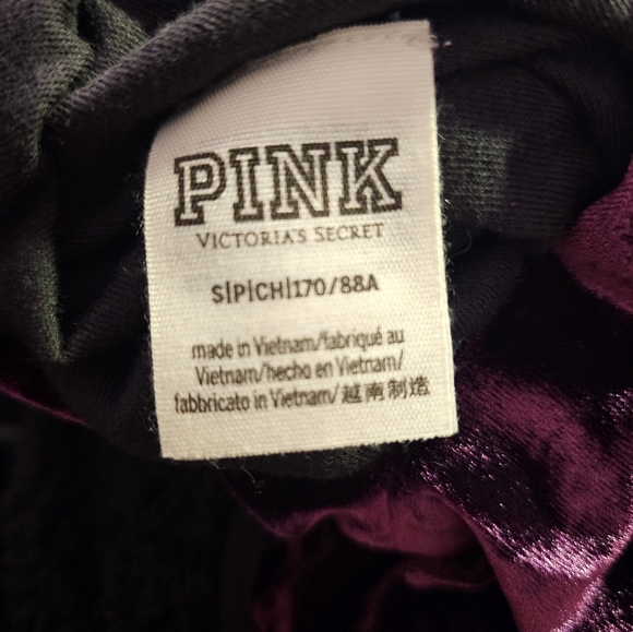 Victoria's Secret PINK limited edition Oversized velvet Sherpa reversible coat - Picture 9 of 10